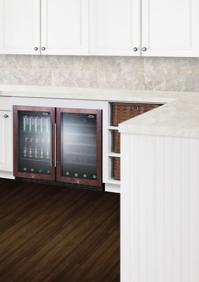 18" Wide Built-In Beverage Center, ADA Compliant (Panel Not Included) SCR1841BPNRADA
