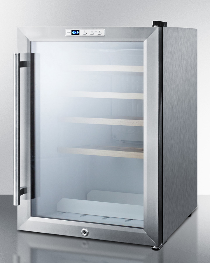 Compact Wine Cellar SCR312LCSSWC2