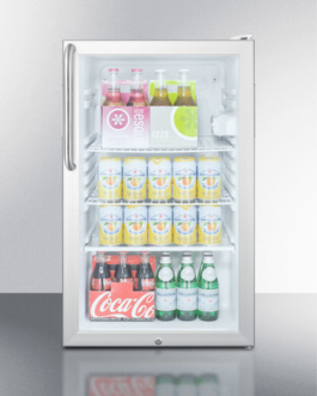 20" Wide All-Refrigerator, ADA Compliant SCR450L7TBADA