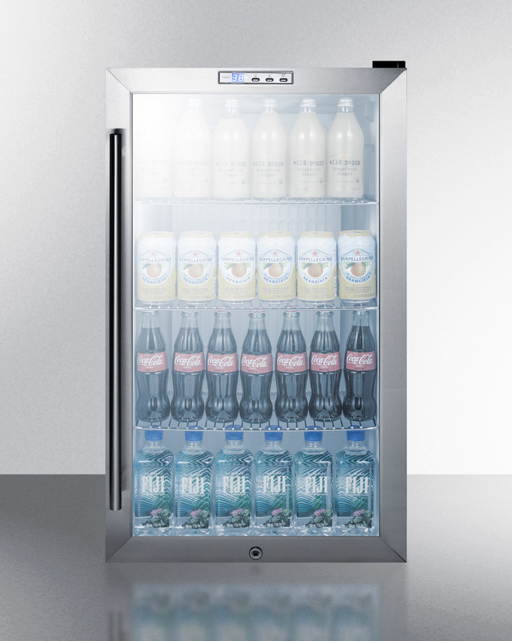 19" Wide Beverage Center SCR486LCSS