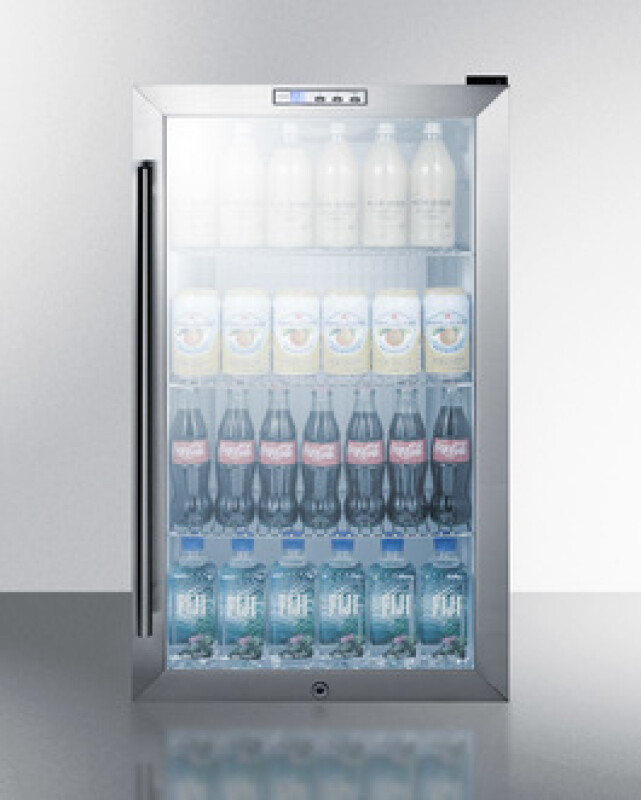19" Wide Beverage Center SCR486LCSS