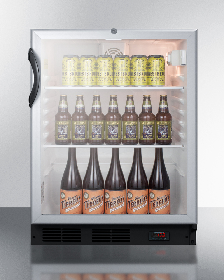 24" Wide Built-In Craftr Beer Pub Cellar SCR600BGLBIDTPUBADA