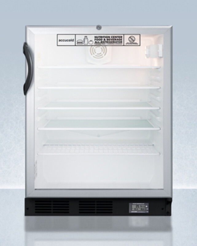 24" Wide Built-In All-Refrigerator, ADA Compliant SCR600BGLBINZADA