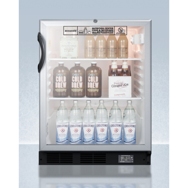24" Wide Built-In All-Refrigerator, ADA Compliant SCR600BGLBINZADA
