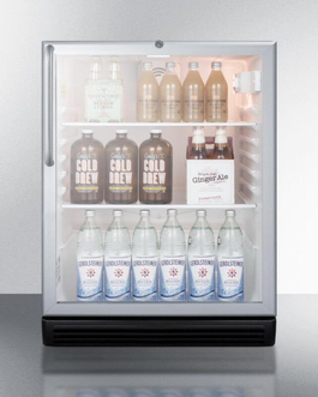 24" Wide Built-In Beverage Center SCR600BGLCSS