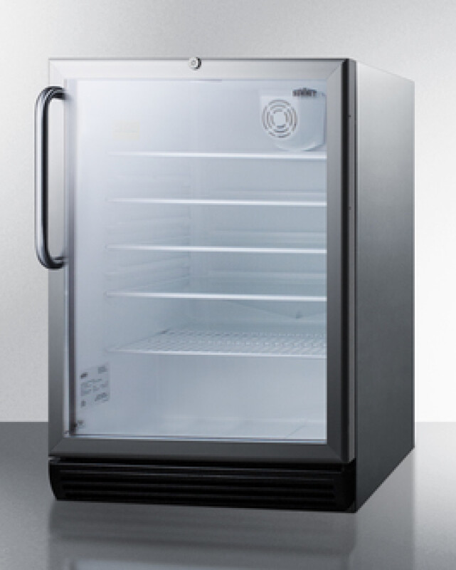 24" Wide Built-In Beverage Center, ADA Compliant SCR600BGLCSSADA