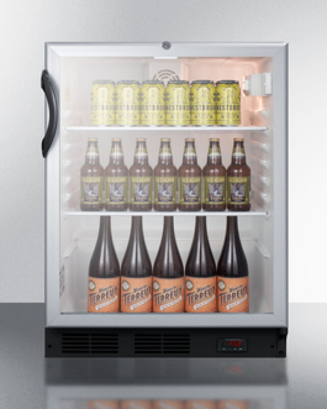 24" Wide Craft Beer Pub Cellar, ADA Compliant SCR600BGLDTPUBADA