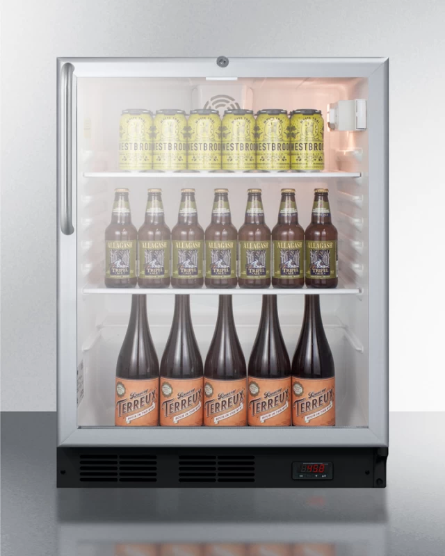 24" Wide Craft Beer Pub Cellar SCR600BGLDTPUBCSS