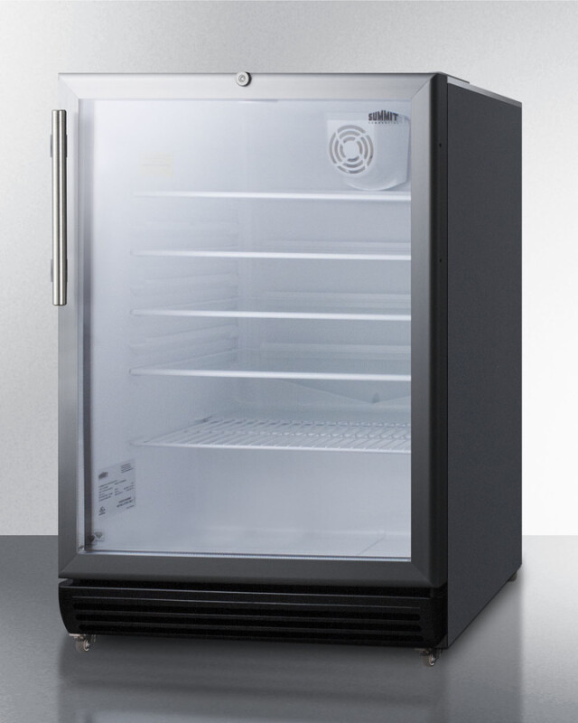 24" Wide Beverage Center SCR600BGLMBL