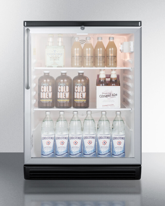 24" Wide Beverage Center SCR600BGLTB