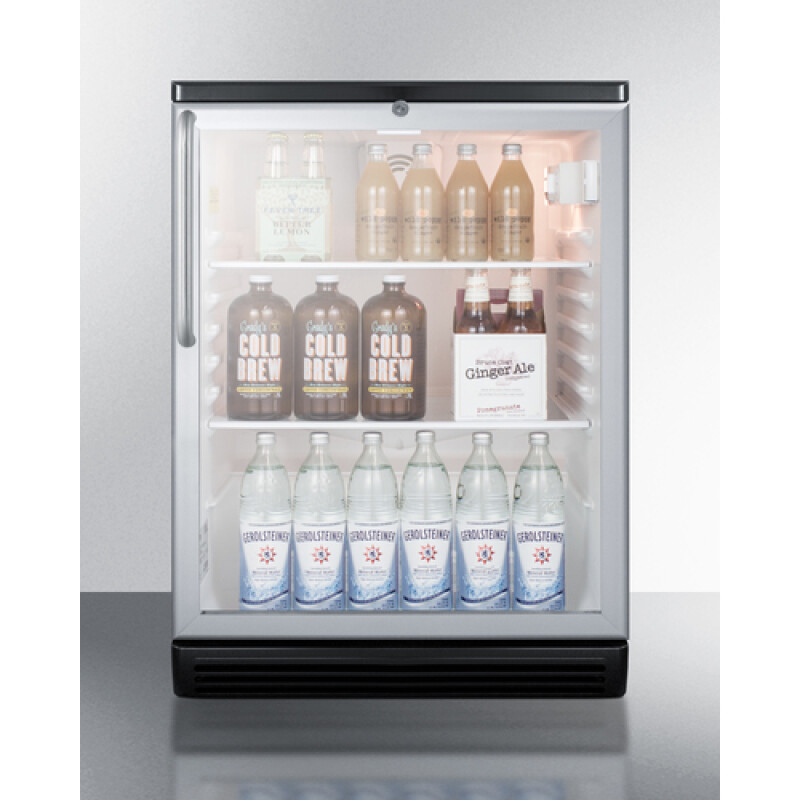 24" Wide Beverage Center SCR600BGLTB