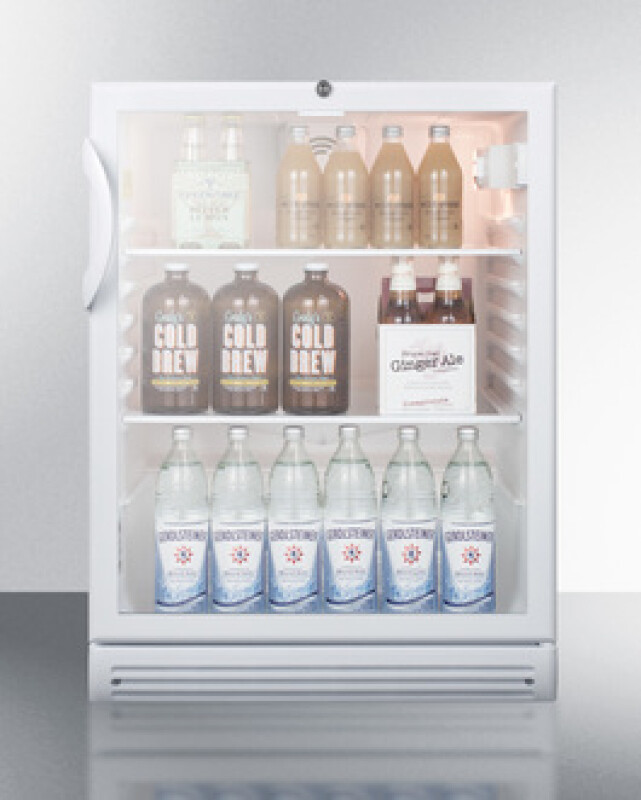 24" Wide Beverage Center, ADA Compliant SCR600GLADA