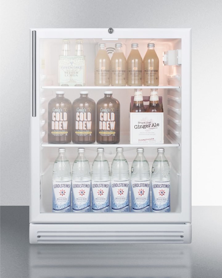 24" Wide Built-In Beverage Center, ADA Compliant SCR600GLBIHVADA
