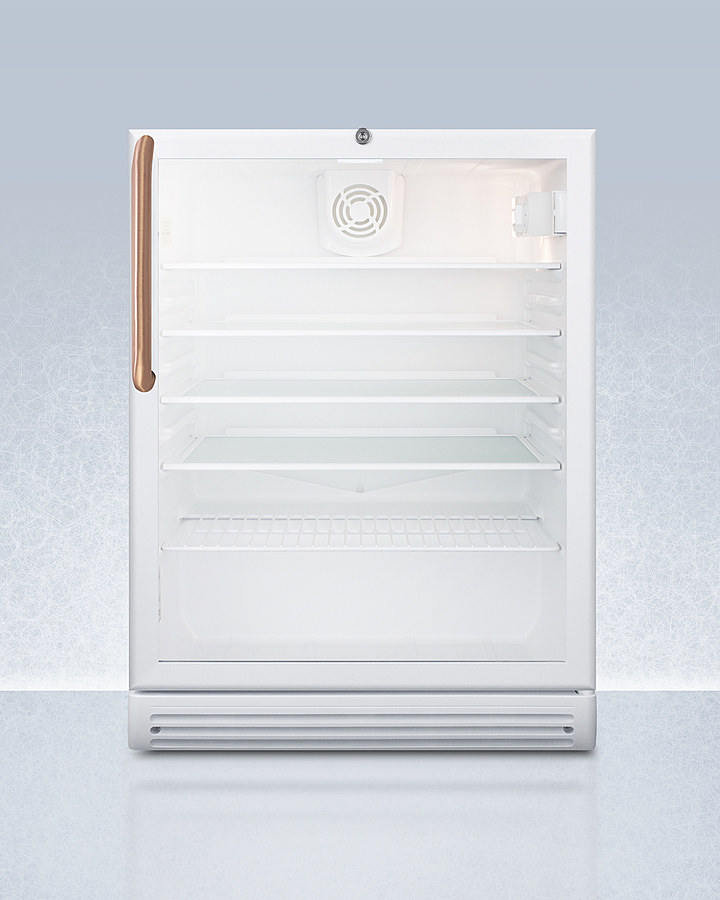 24" Wide Built-In Beverage Center with Antimicrobial Pure Copper Handle, ADA Compliant SCR600GLBITBCADA