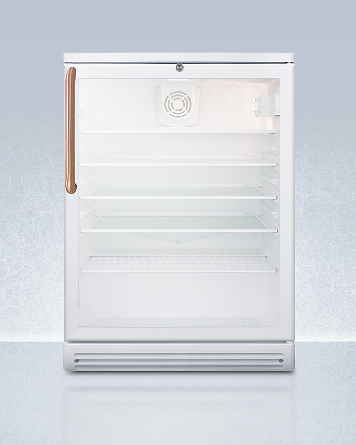 24" Wide Beverage Center with Antimicrobial Pure Copper Handle SCR600GLTBC
