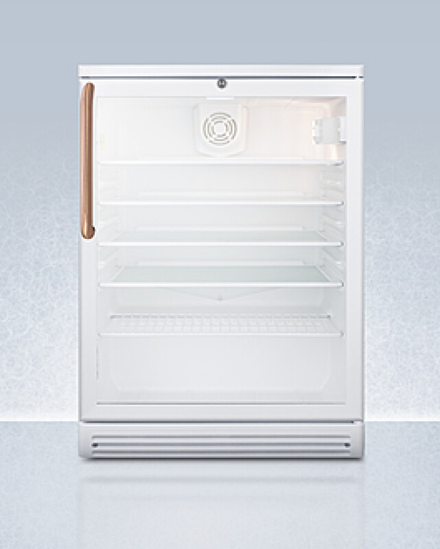 24" Wide Beverage Center with Antimicrobial Pure Copper Handle SCR600GLTBC