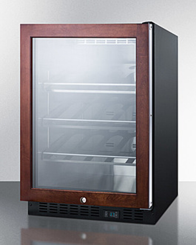 24" Wide Single Zone Built-In Commercial Wine Cellar SCR610BLCHPNR