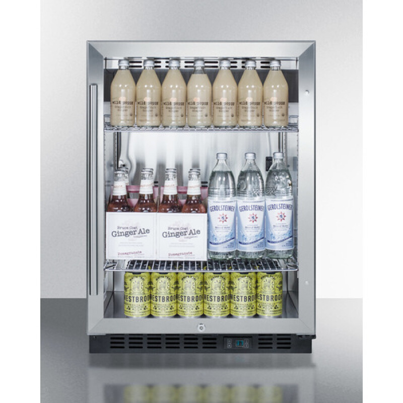 24" Wide Built-In Beverage Center SCR610BLCSS