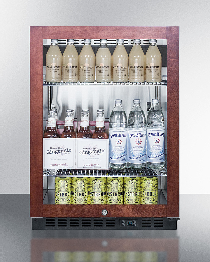 24" Wide Built-In Beverage Center SCR610BLPNR