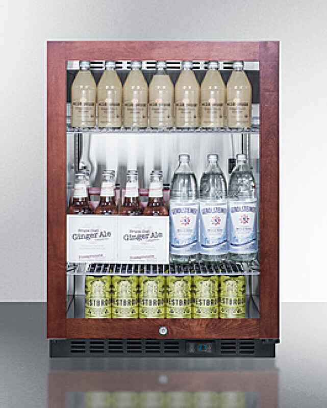 24" Wide Built-In Beverage Center SCR610BLPNR