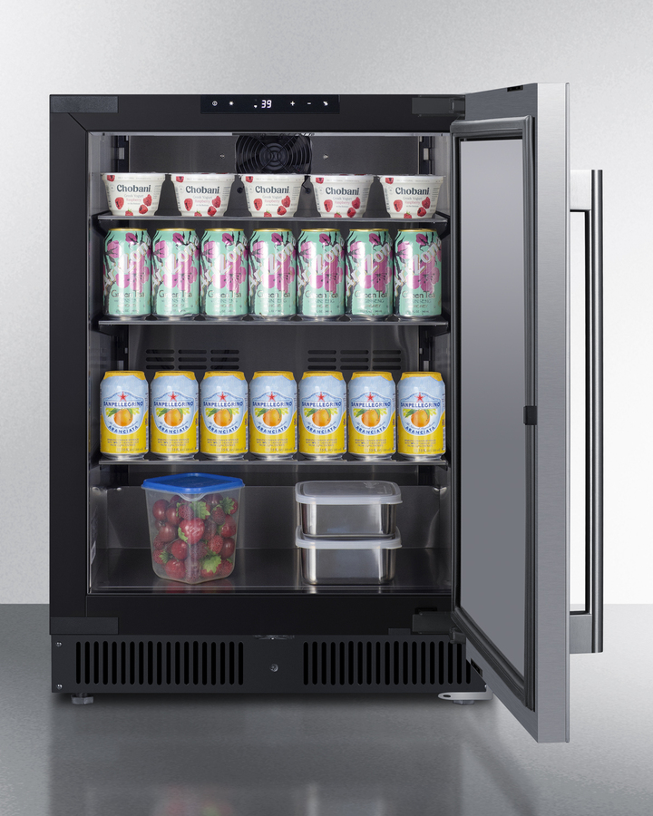 24" Wide Built-In Beverage Center SCR610BLSD