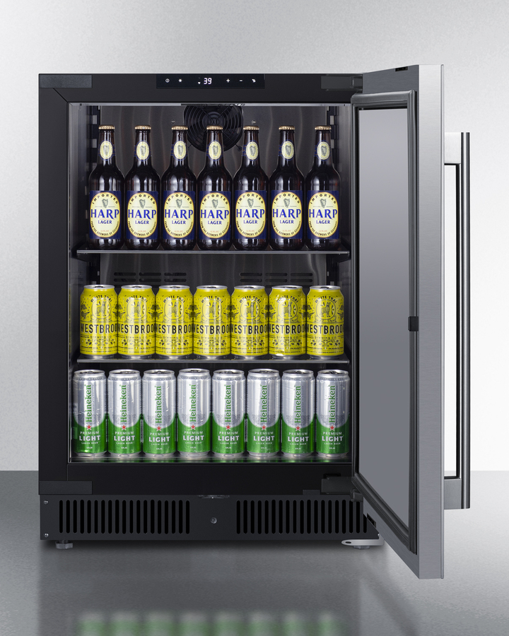 24" Wide Built-In Beverage Center SCR610BLSD