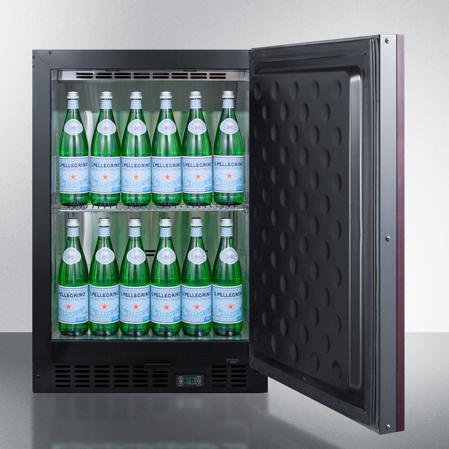 24" Wide Built-In Beverage Center (Panel Not Included) SCR610BLSDV1IF