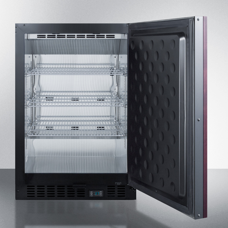 24" Wide Built-In Beverage Center (Panel Not Included) SCR610BLSDV1IF