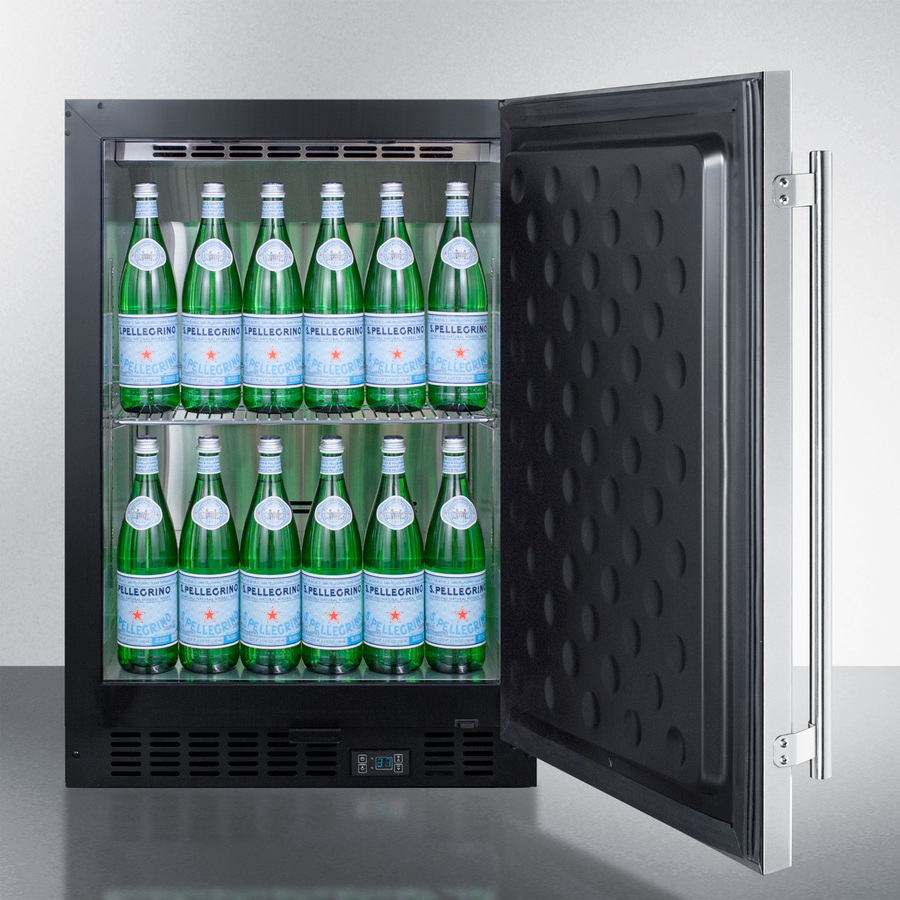 24" Wide Built-In Beverage Center SCR610BLSDV1
