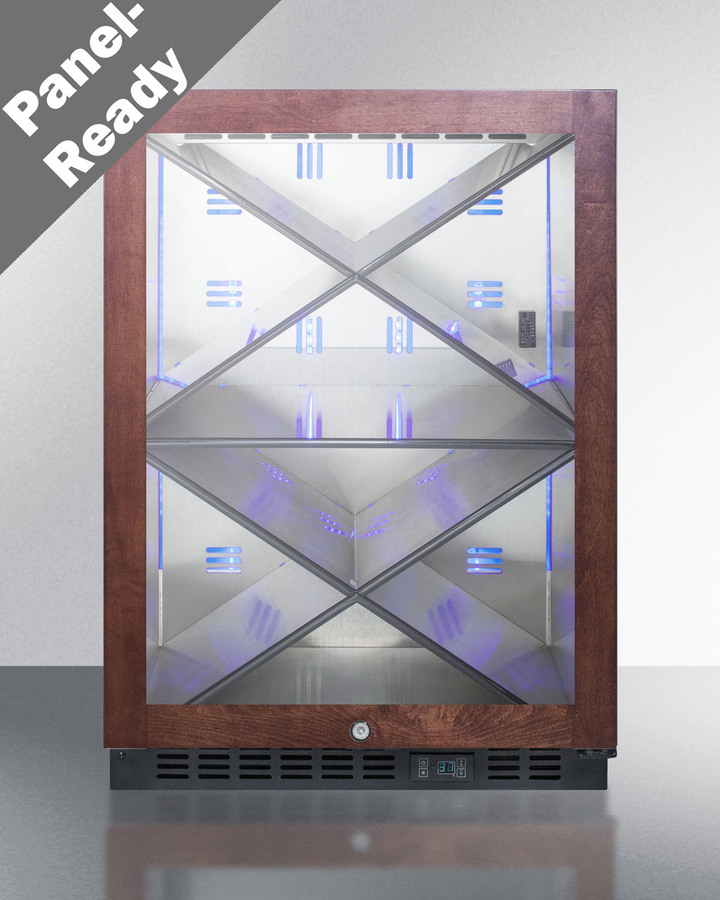 24" Wide Single Zone Built-In Commercial Wine Cellar SCR610BLXPNR
