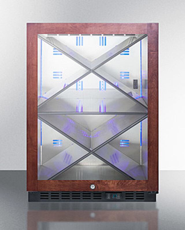24" Wide Single Zone Built-In Commercial Wine Cellar SCR610BLXPNR
