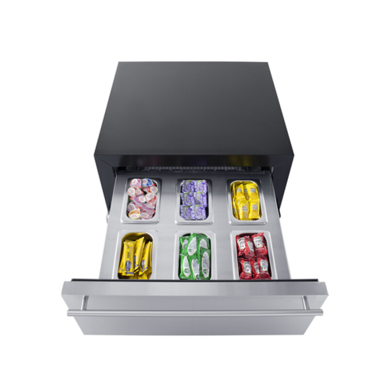 24" Wide Built-In Commercial Beverage Refrigerator With Top Drawer SCR615TD