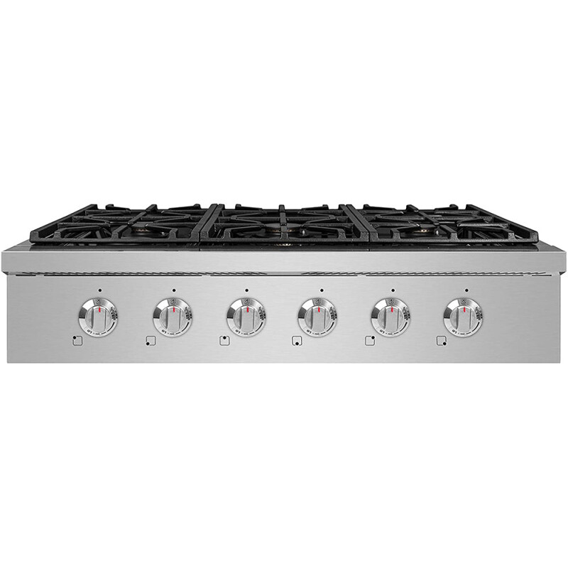 SC Cooktops- Professional Style 6 German Sealed Burner Cooktop, 48 inch SCT4811