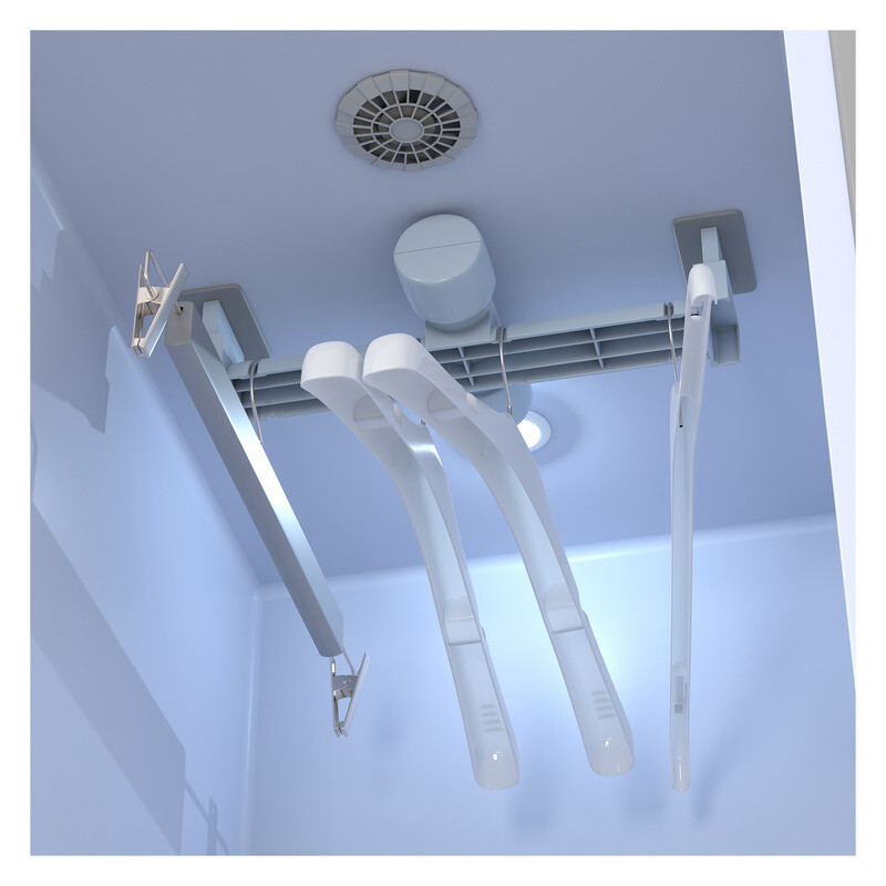 Steam Dryer Closet REMOVE WRINKLES Sanitize Deodorize Refresh Slim110V SDC760B, product image 2 of 20