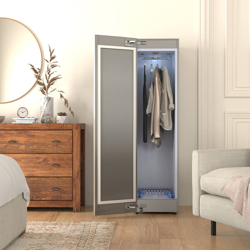 Steam Dryer Closet REMOVE WRINKLES Sanitize Deodorize Refresh Slim110V - Left Hinge SDC760LHSS, product image 13 of 23