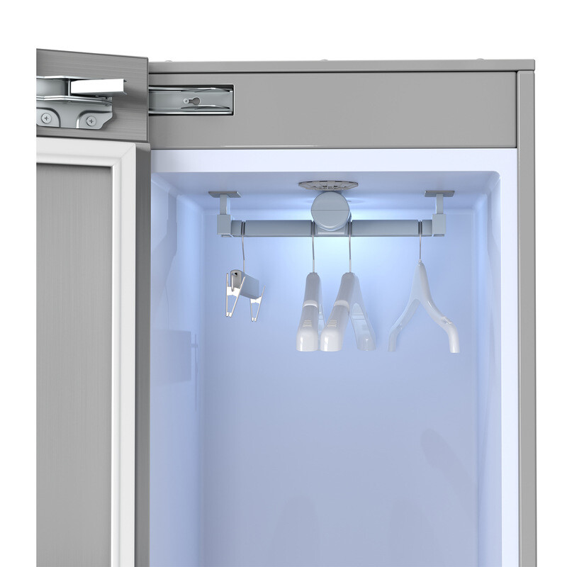 Steam Dryer Closet REMOVE WRINKLES Sanitize Deodorize Refresh Slim110V - Left Hinge SDC760LHSS, product image 20 of 23