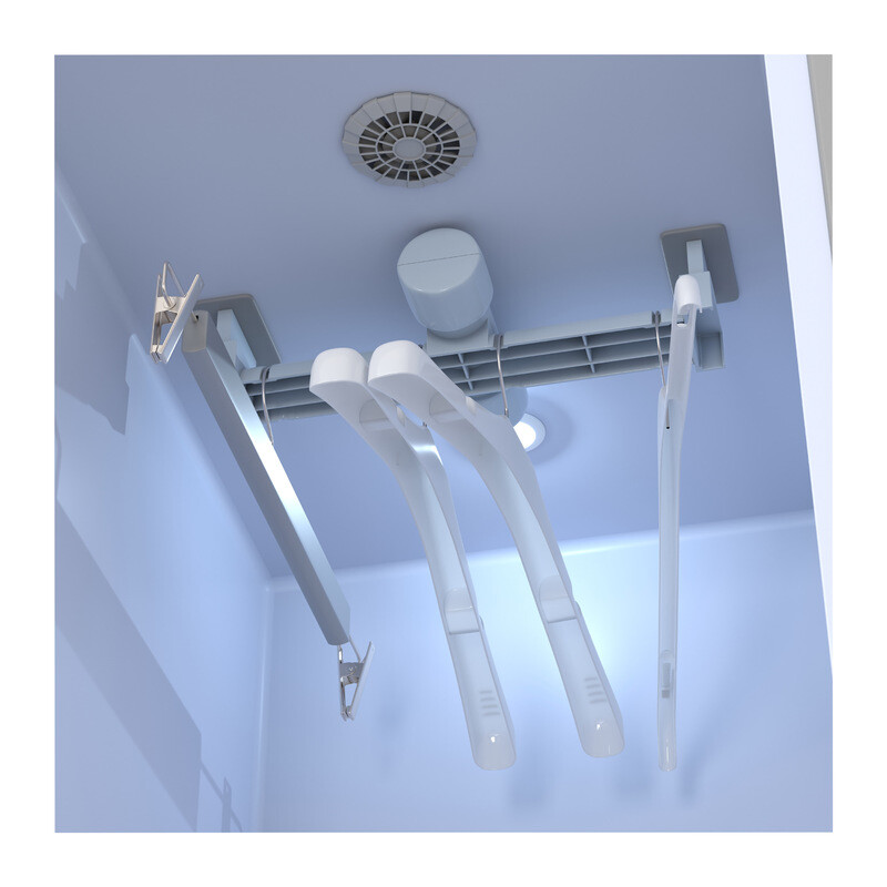 Steam Dryer Closet REMOVE WRINKLES Sanitize Deodorize Refresh Slim110V - Left Hinge SDC760LHSS, product image 21 of 23