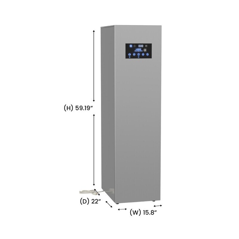 Steam Dryer Closet REMOVE WRINKLES Sanitize Deodorize Refresh Slim110V SDC760SS, product image 8 of 16