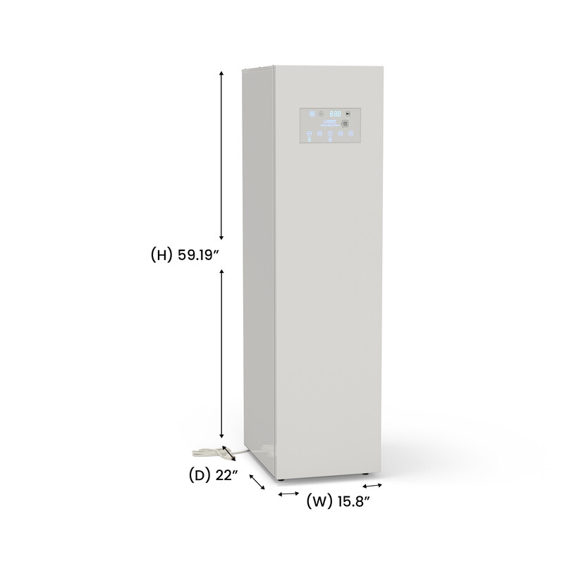 Steam Dryer Closet REMOVE WRINKLES Sanitize Deodorize Refresh Slim110V SDC760W