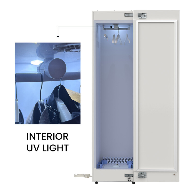 Steam Dryer Closet REMOVE WRINKLES Sanitize Deodorize Refresh Slim110V SDC760W