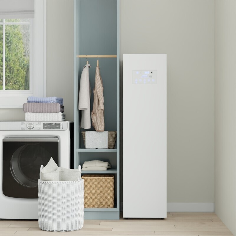Steam Dryer Closet REMOVE WRINKLES Sanitize Deodorize Refresh Slim110V SDC760W