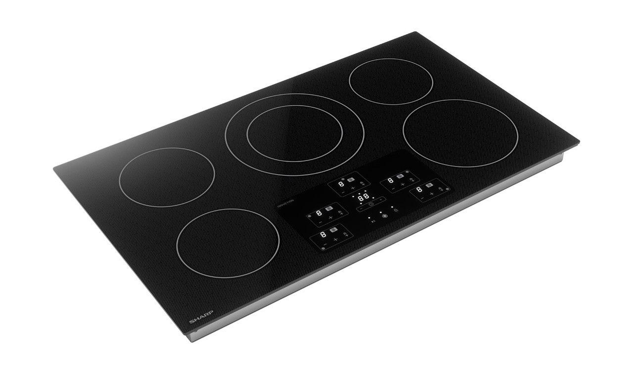 36 in. width Induction Cooktop, European Black Mirror Finish Made with Premium SCHOTT Glass view 3