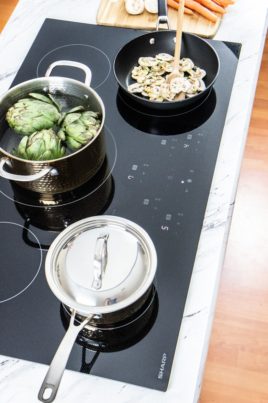 36 in. width Induction Cooktop, European Black Mirror Finish Made with Premium SCHOTT Glass view 11