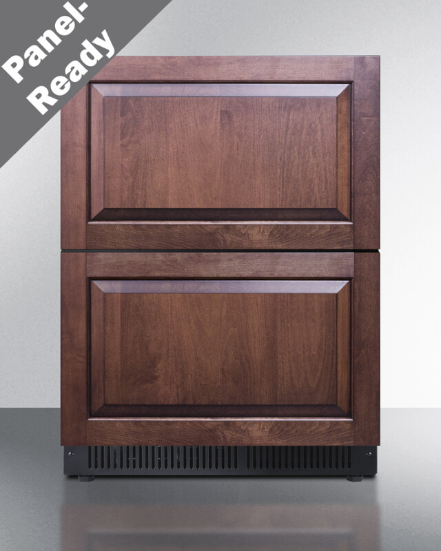 24" Wide 2-Drawer All-Refrigerator (Panel Not Included) SDHDR2446PNR
