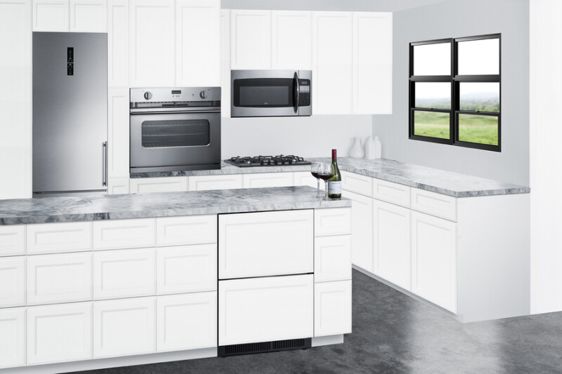 24" Wide 2-Drawer All-Refrigerator (Panel Not Included) SDHDR2446PNR