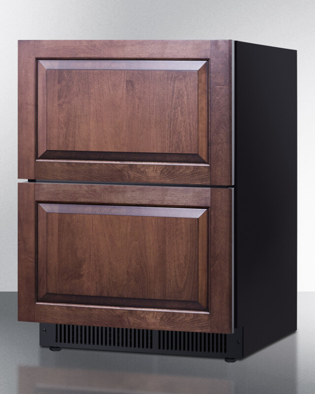 24" Wide 2-Drawer All-Refrigerator (Panel Not Included) SDHDR2446PNR