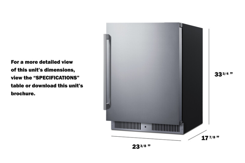 24" Wide Built-In All-Refrigerator view 8