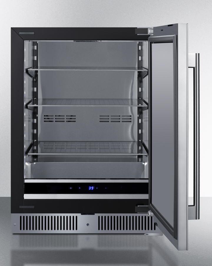 24" Wide Built-In All-Refrigerator SDHR2444LHD