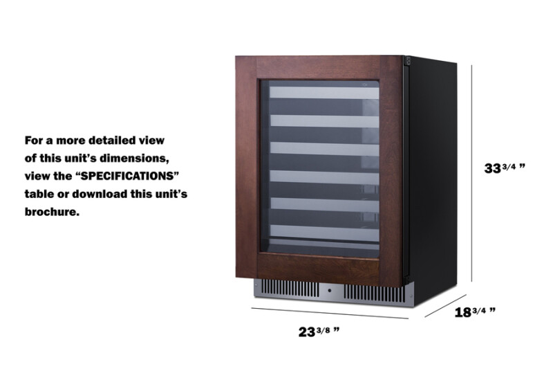24" Wide Built-In Wine Cellar (Panel Not Included) SDHW2442PNR