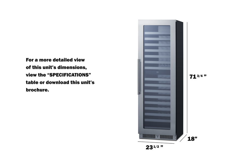 24" Wide Dual Zone Wine Cellar SDHWC98